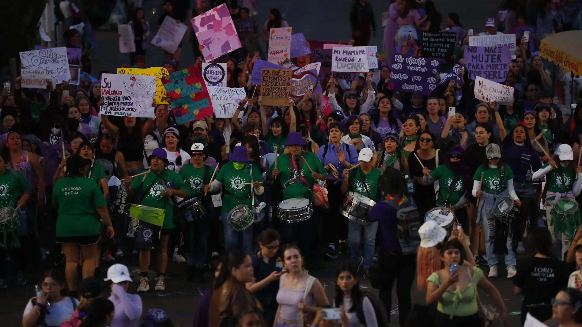 Mujeres de Guadalajara marcharon este 8M